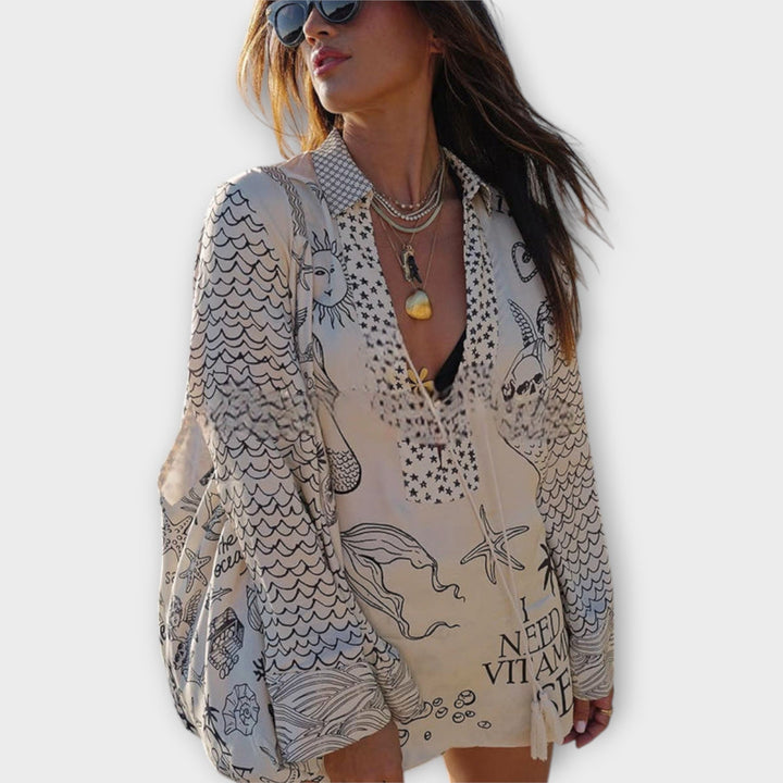 Siandra - Robe Détendue de Plage