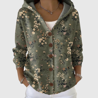 Cardigan Confort à Capuche en Maille