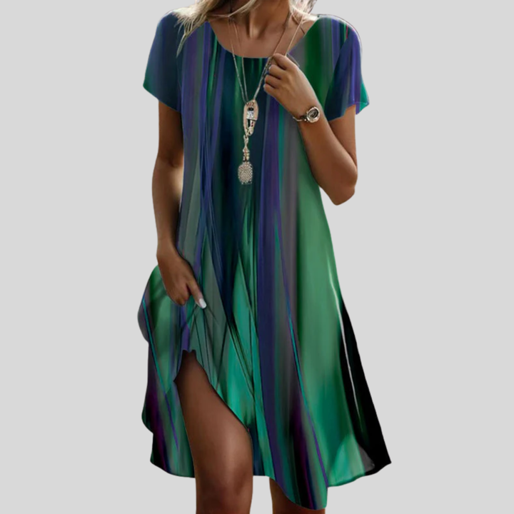 Genna - Robe Gradient Boho Décontractée