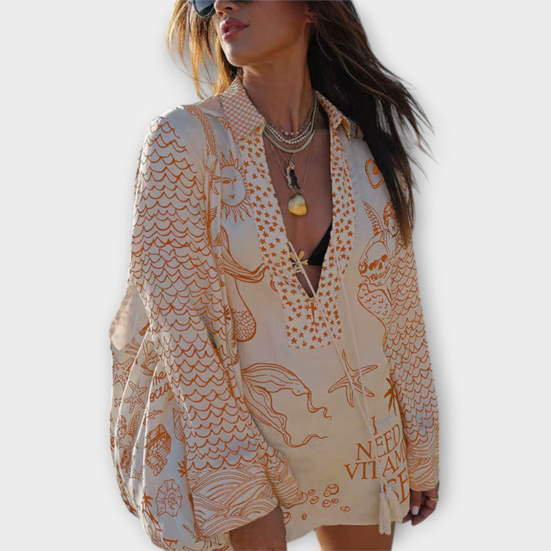 Siandra - Robe Détendue de Plage