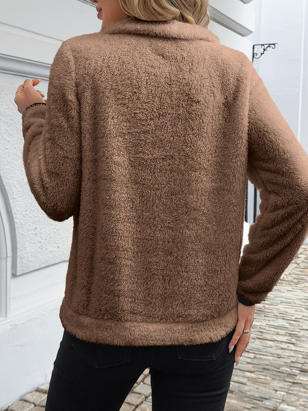 Juliette | Sweat à capuche zippé mi-hauteur