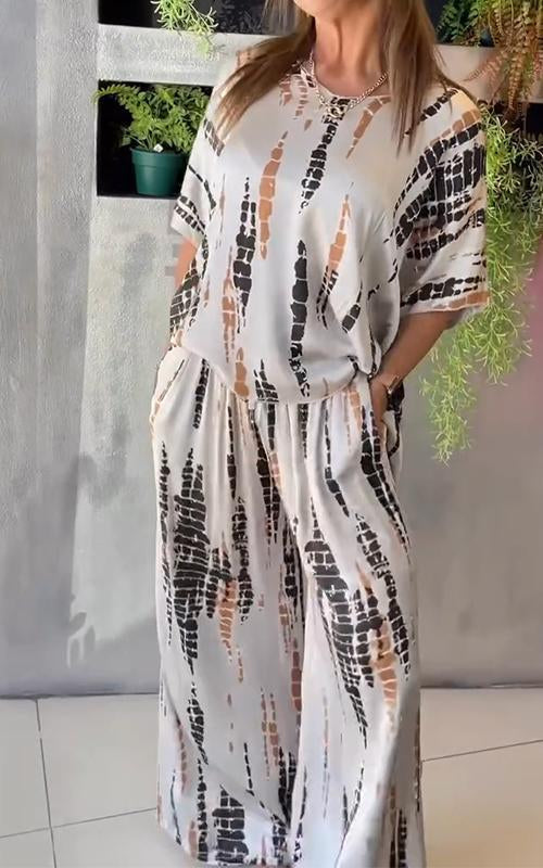 Marie - Ensemble Imprimé Décontracté