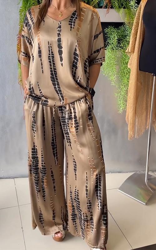 Marie - Ensemble Imprimé Décontracté