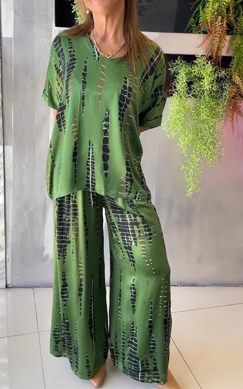 Marie - Ensemble Imprimé Décontracté