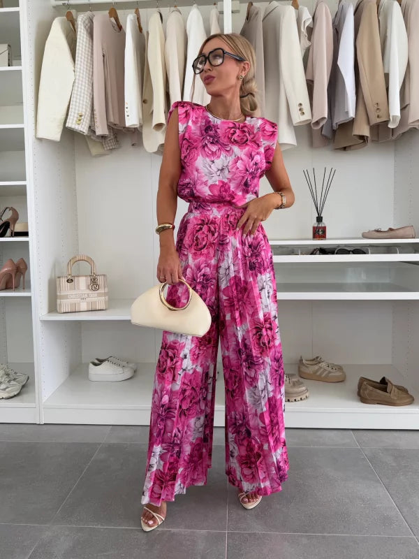 Marian - Ensemble Plissé Élégant